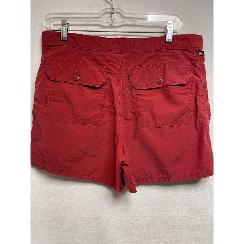 Polo Jeans co Ralph Lauren womens red shorts sz 10 w 16.25" rise 3.5 - Picture 2 of 6
